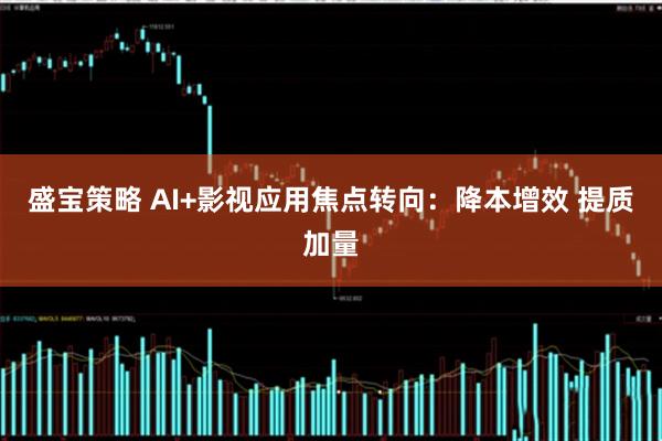 盛宝策略 AI+影视应用焦点转向：降本增效 提质加量